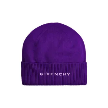 Givenchy Wool Logo Embroidered Beanie