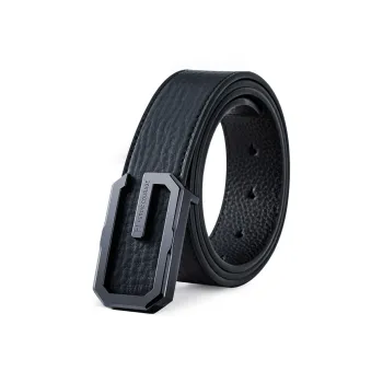 HLA Cow Leather Belts Men's Width 3.4cm