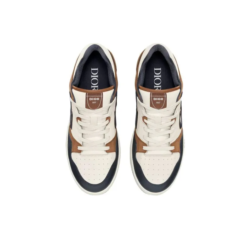 DIOR B57 Low Top Skateboard Shoes Men's Marine Blue-3