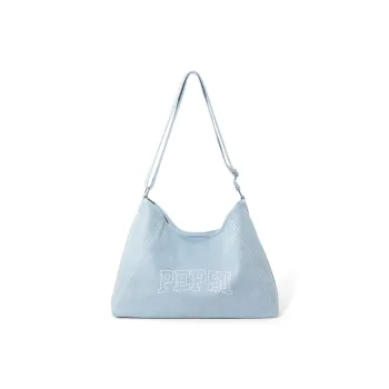 Pepsi Fabric Tote Bag, One Shoulder Crossbody Bag, Croissant Bag, Shoulder Bag Women's Blue