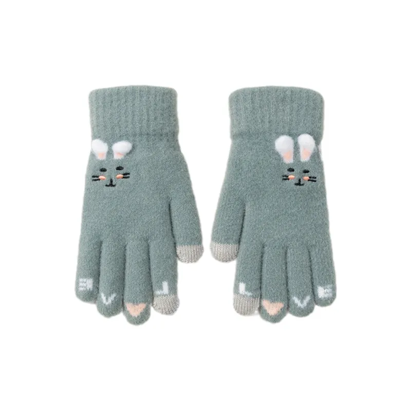 JKEM Acrylic Knit Gloves Unisex-5