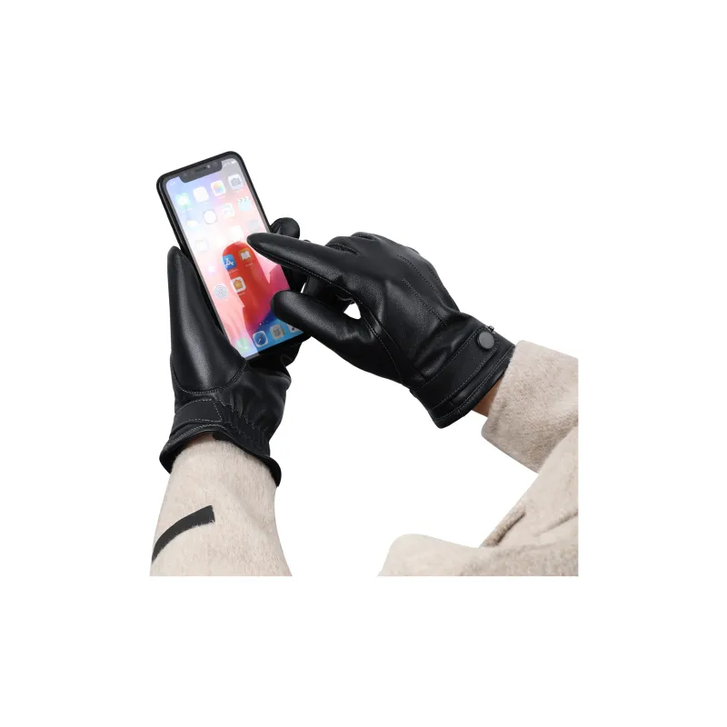SEPTWOLVES Sheepskin Sports Cycling Motorcycle Touchscreen Glove WO Unisex-9
