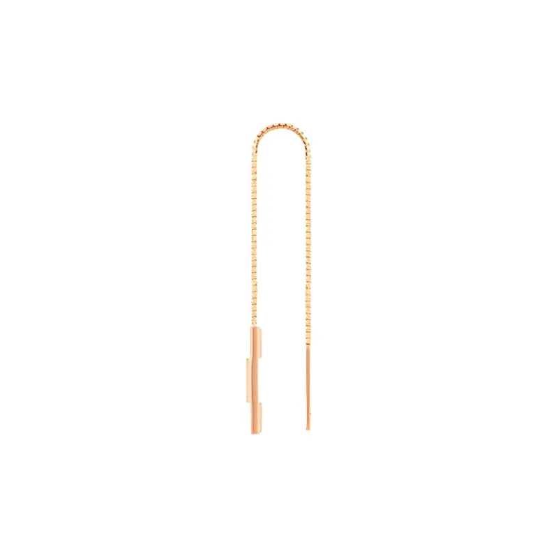 GUCCI Link To Love Series Drop Earrings Unisex Rose Gold-1