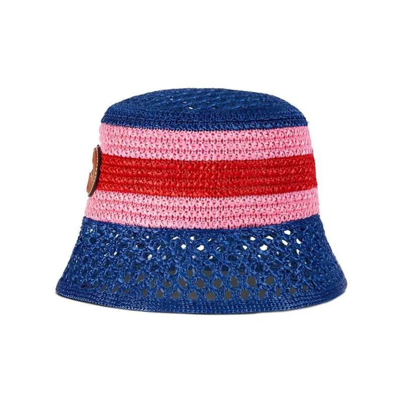 GUCCI Bucket Hats Women's Blue/Pink-1