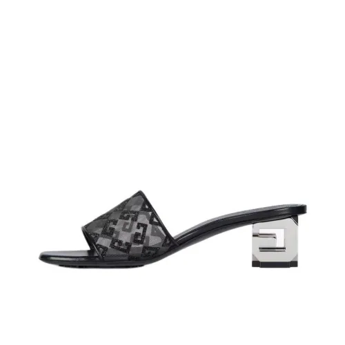 GIVENCHY G Cube Slide Slippers 4.5cm Women's Black