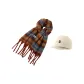 Brown Scarf+Hats & Caps