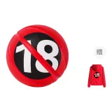 18 No Nonsense Hoodie-Red (Contact Customer Service for Size after Ordering)