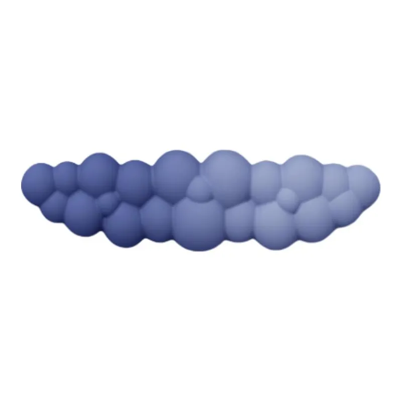 EWEADN Milk Silk Fabric+Silicone+PU Base Cloud Wrist Brace Pads Mouse Pads-5