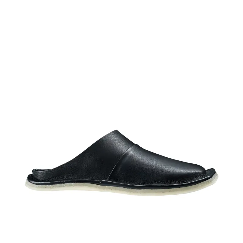 Trippen Wrap-toe Slippers Men's Black-2