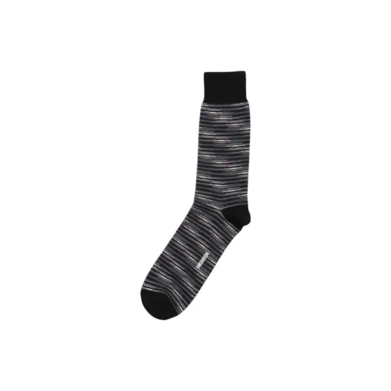 MISSONI Mid-Calf Socks Men's 1 Pack Black-0