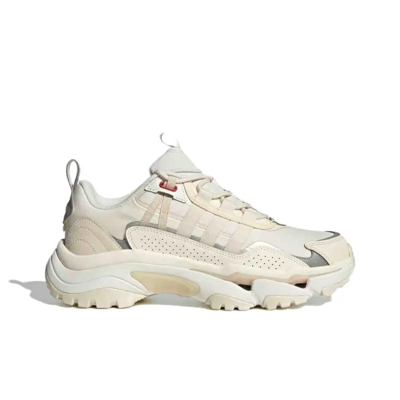 Adidas Cushioned Slip Resistant Low Top Running Shoes Unisex Ecru-1