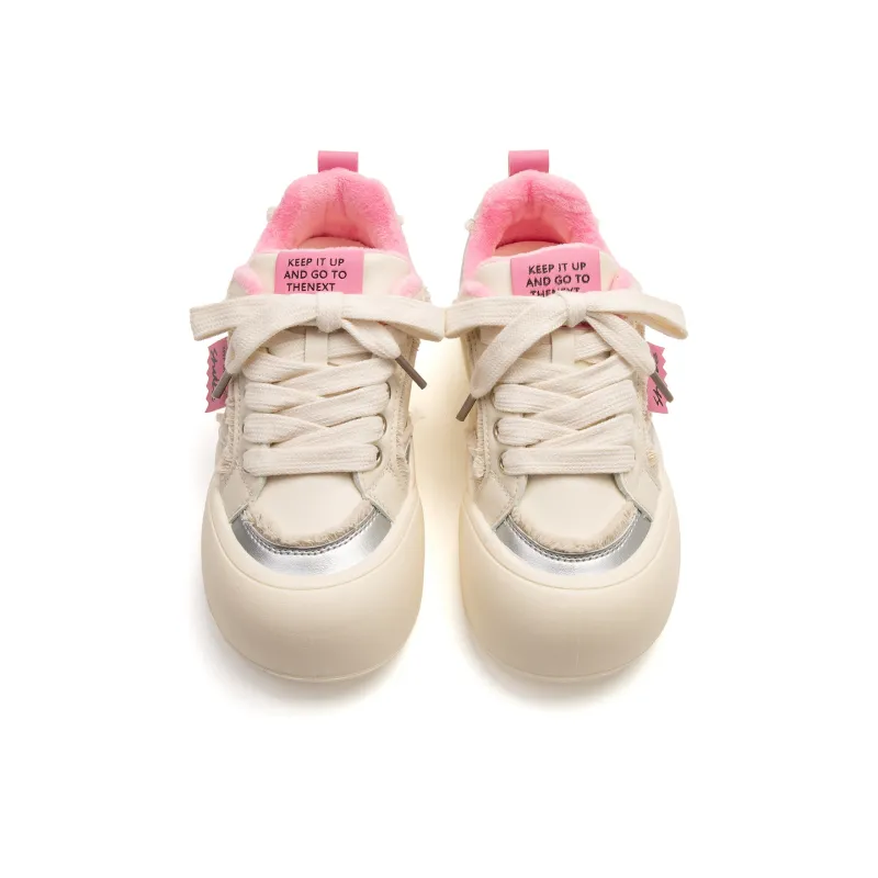 Dafu Leaps Forward Warm Water-Resistant And Wear-Resistant Low-Top Skateboard Shoes Women's-9
