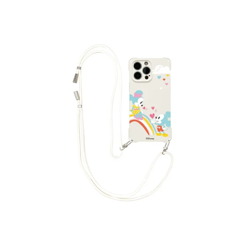 Disney Silicone Material Mickey Advanced Touch Crossbody Phone Cases Compatible With Apple 16 Pro Max/Pro/Plus/15/14/13-2