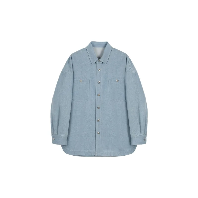 Osens Shirt Men's Washable Light Blue-1