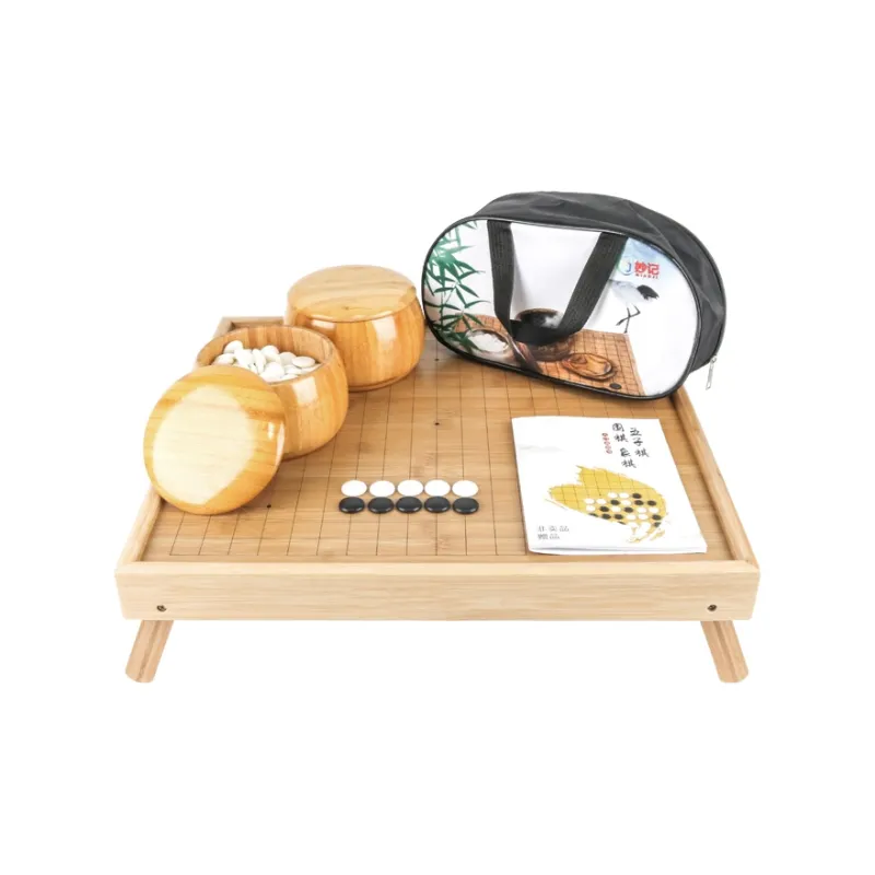 Miao Ji Go Five In A Row Set Nanzhu Go Board With Jade Like Stones And Nanzhu Canister Go Stands MJ8190 Board Games-0