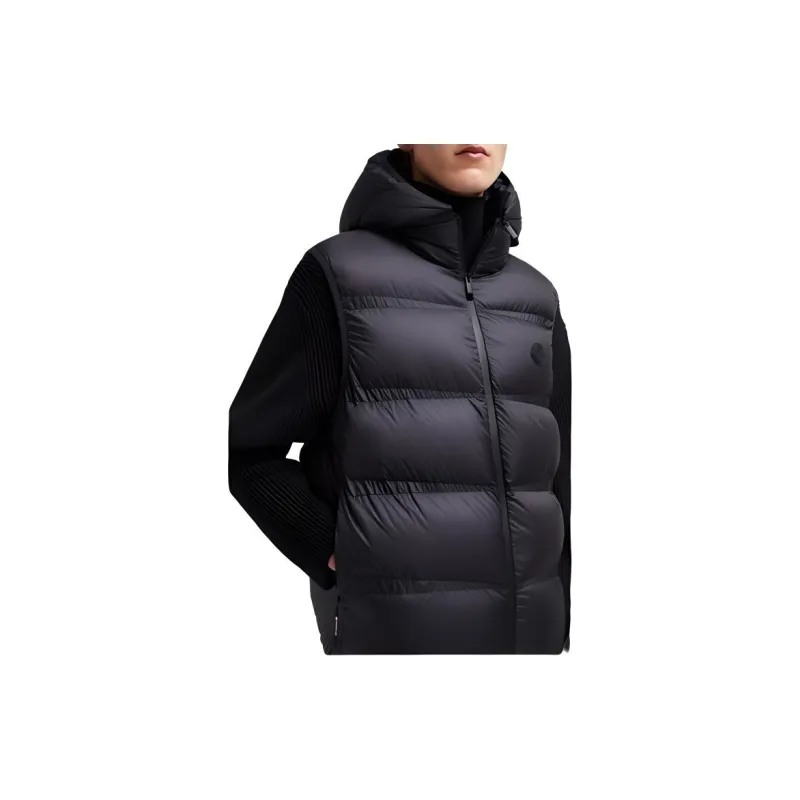 Moncler Zip Up Hooded Padded Gilet-4