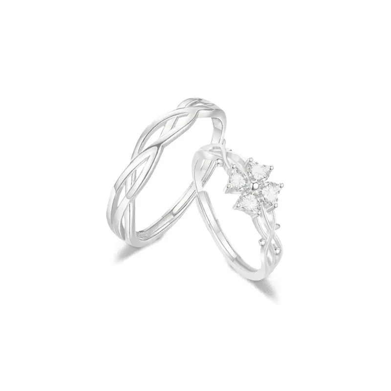 FANFRI Sterling Silver Rings Unisex Birthday And Anniversary Gift Confession Box-0