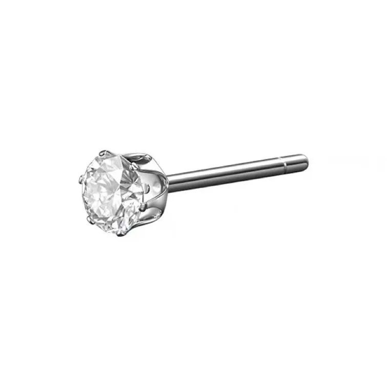 GUDUD Titanium Steel Stud Earrings Unisex-9
