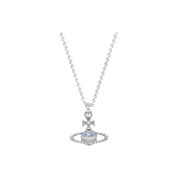 Vivienne Westwood Brass, Crystal, Gemstone Necklaces Women's Silver