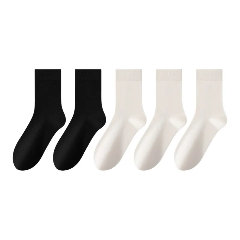 MIIOW Mid Calf Socks Women's 5 Pack-11