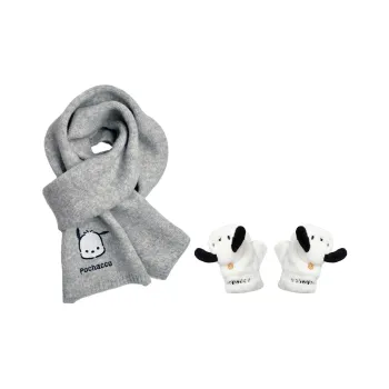 Sanrio Pacha Dogs Knit Scarves Unisex