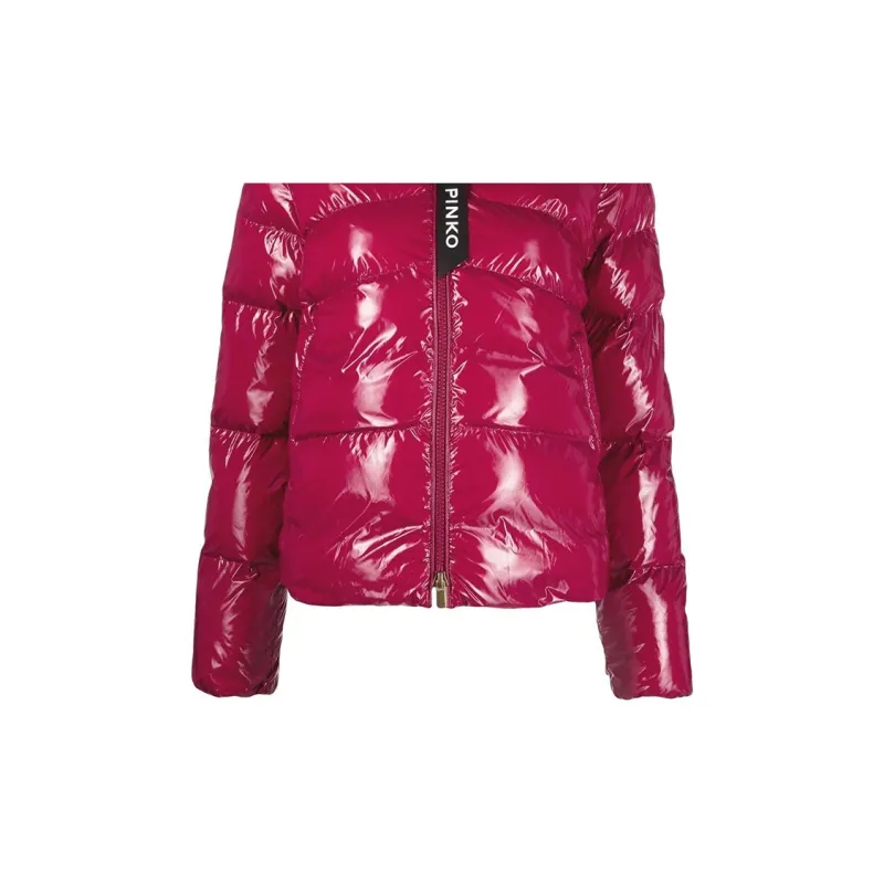 PINKO High-Neck Padded Pea Jacket-3