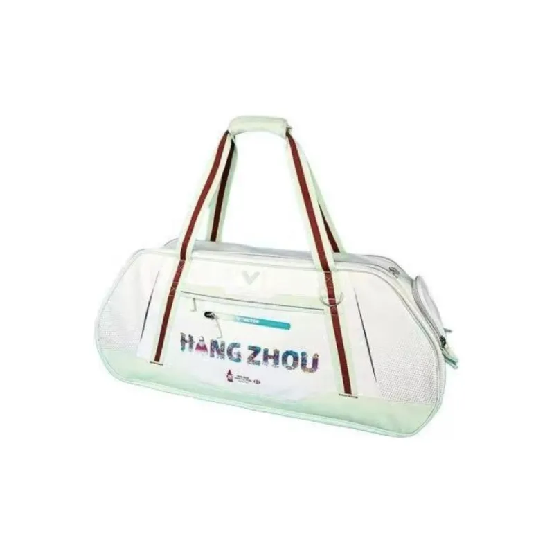 VICTOR Champion Series/Competition Series Badminton Racket Bags 6 Pcs Pack Shoulder Bag White Green Unisex-5