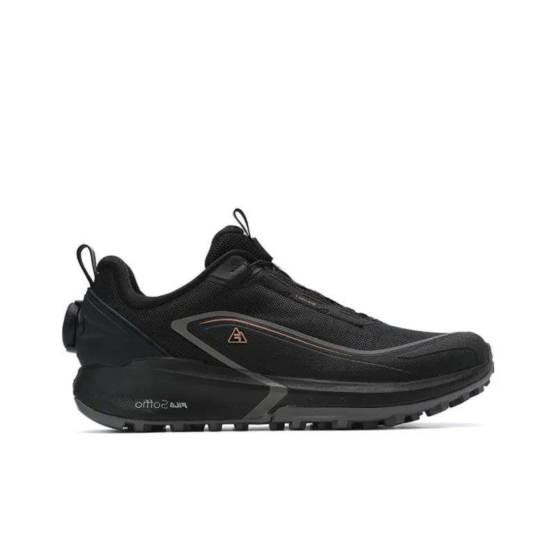 FILA Wear resistant And Lightweight Low Top Running Shoes Women's Black-1