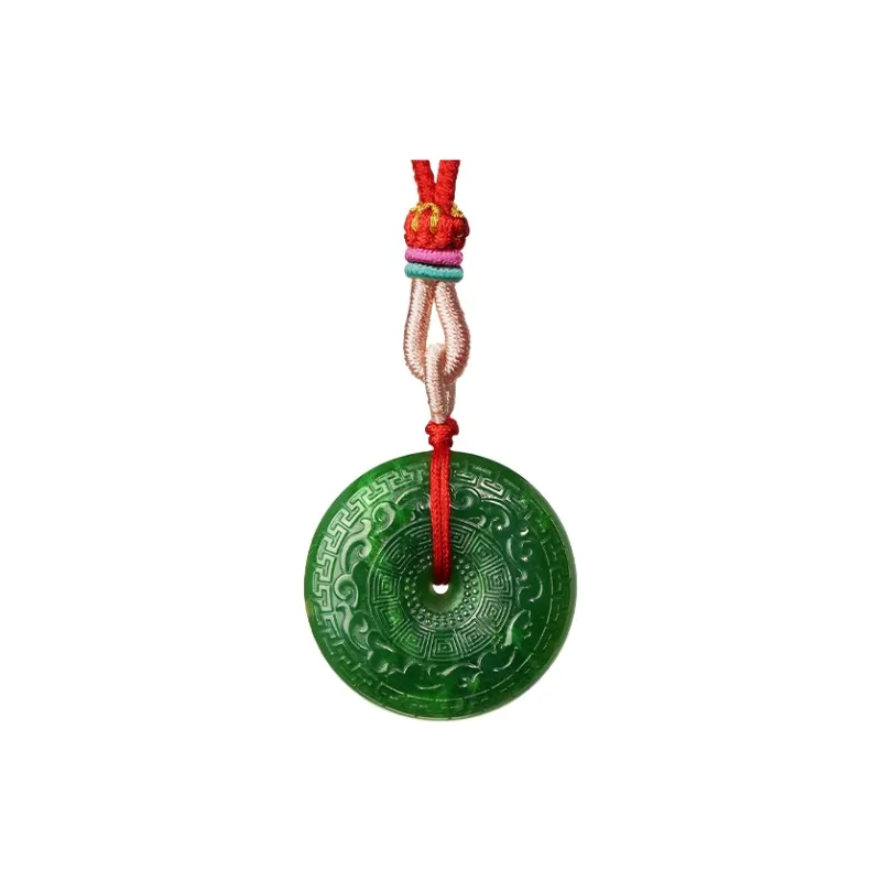 CHOW TAI SENG Hetian Jade Collarbone Chain Necklace A Trendy And Luxurious Gift For The Fashion Conscious Jasper Unisex-1
