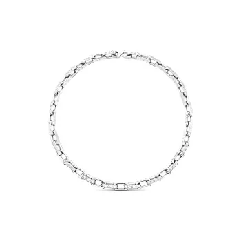 LOUIS VUITTON Metal Necklaces Unisex Silver