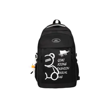 Kaka Tree Nylon Backpack Regular Unisex Black/Green/Red/Khaki/Blue