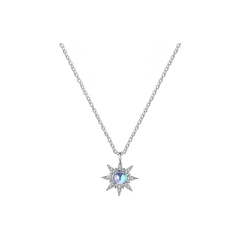 Heart Grass 999 Fine Silver Necklaces Women's
