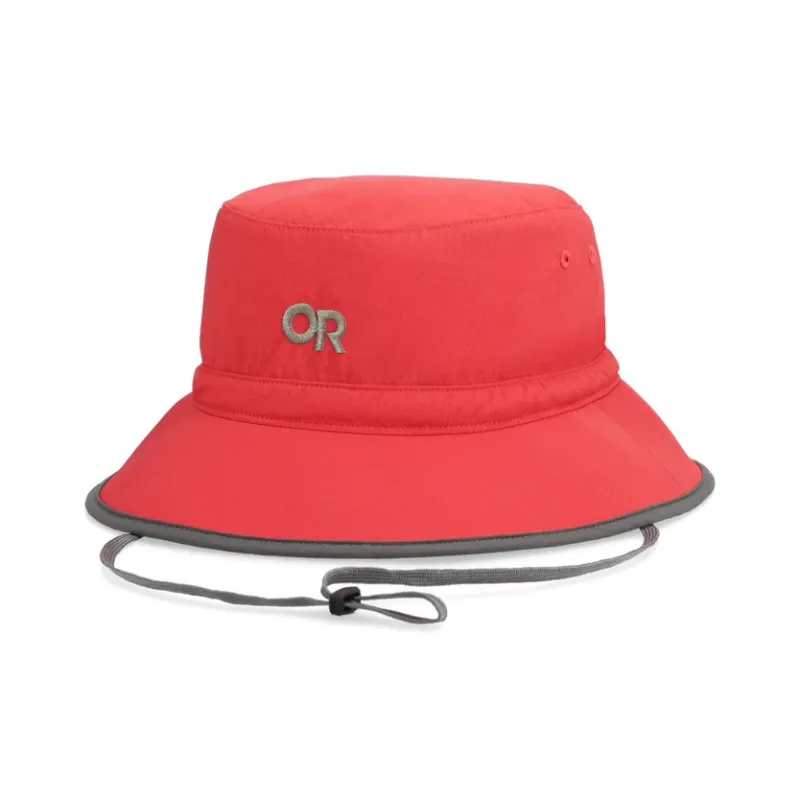 Outdoor Research Nylon Polyester Recycled Nylon Bucket Hats Unisex Red-0