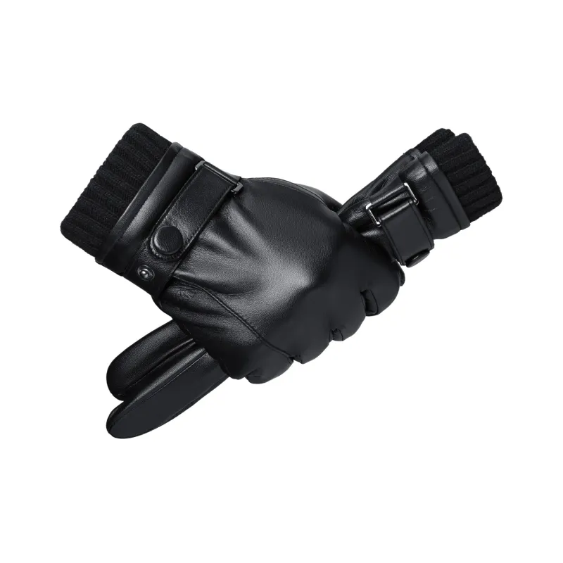 SEPTWOLVES Sheepskin Touchscreen Motorcycle Gloves WO Unisex-8