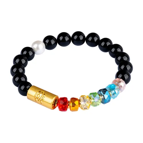 Rastaclat Agate Small Lion Chinese Style Beaded Bracelet Unisex
