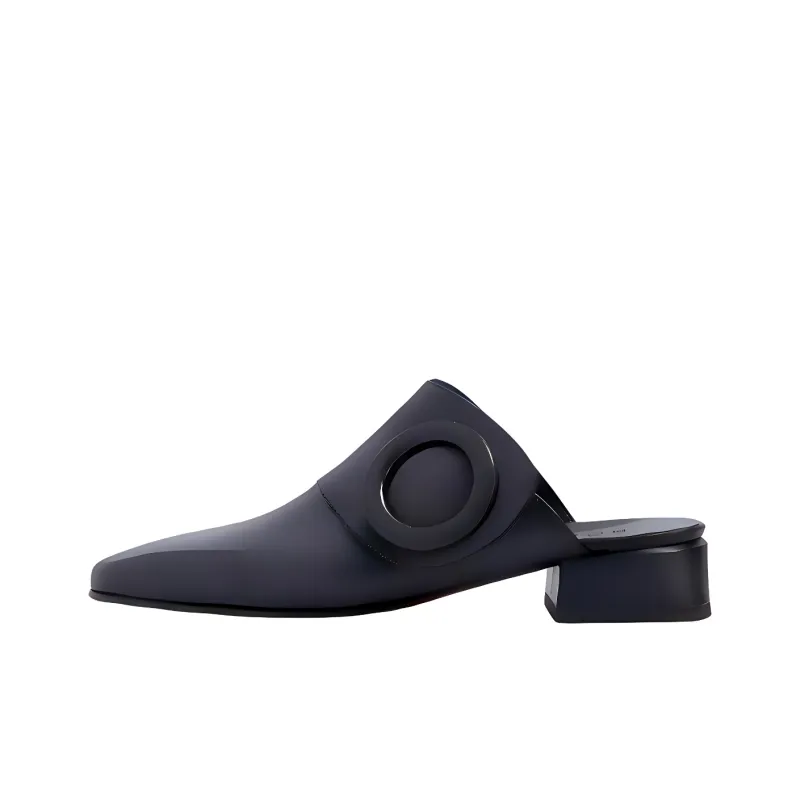 BOYY Closed Toe Slippers 3.5cm Women's Black-2