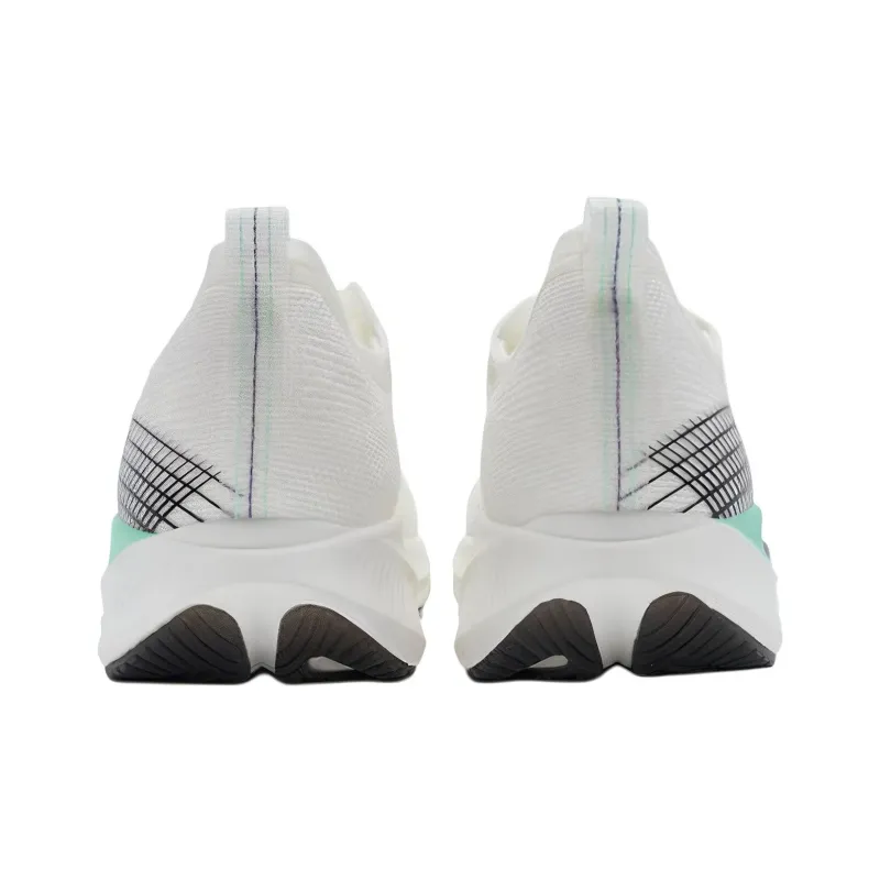 XTEP Cushioned Slip-Resistant Rebound Low-Top Running Shoes Men's White Green Black-2