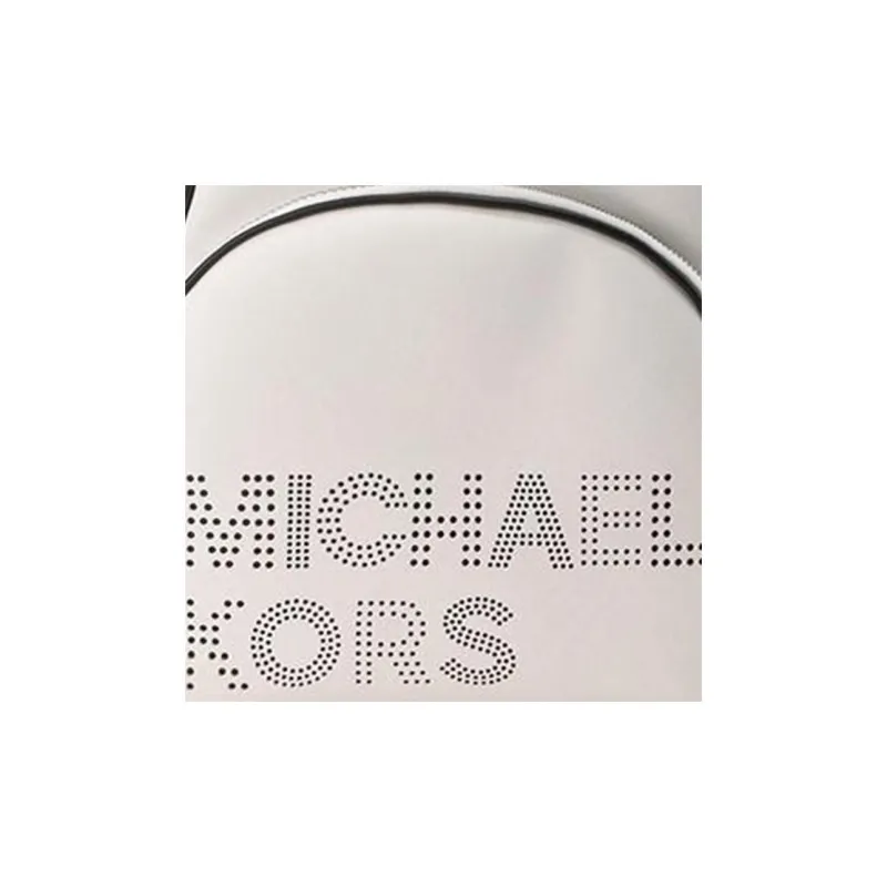 MICHAEL KORS Abbey Artificial Leather Backpack Medium Size Unisex White-3