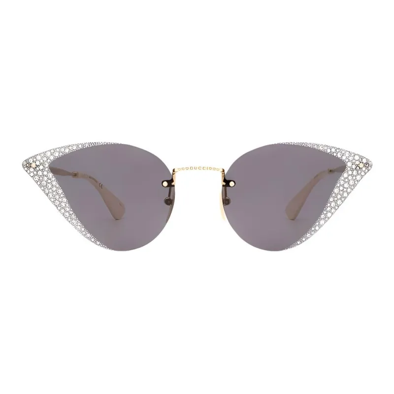 GUCCI Sunglasses Unisex Gold-0