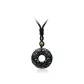 Obsidian-Chinese Auspicious Animal Peaceful Buckle Necklace