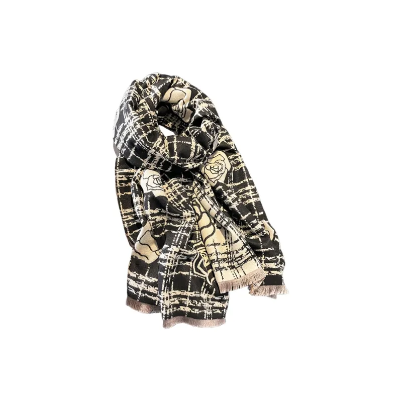 Cranta Komeia Faux Cashmere Knit Scarves Women's-0