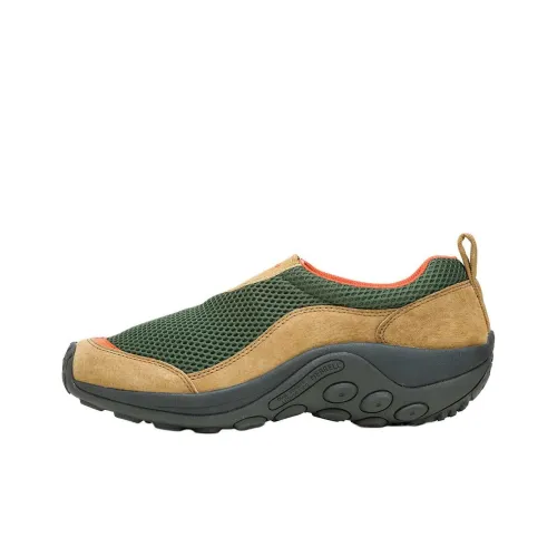 MERRELL Jungle Moc Anti-Slip And Wear-Resistant Breathable Low-Top Casual Shoes Men's Brown Green