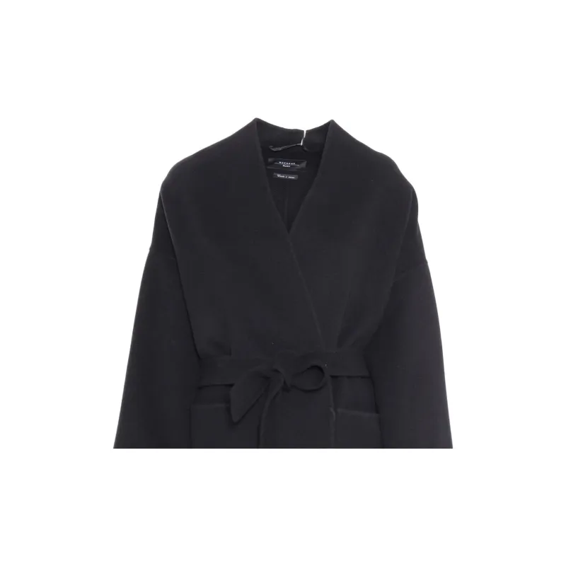 WEEKEND MaxMara Eris Belted Long Sleeved Coat-3