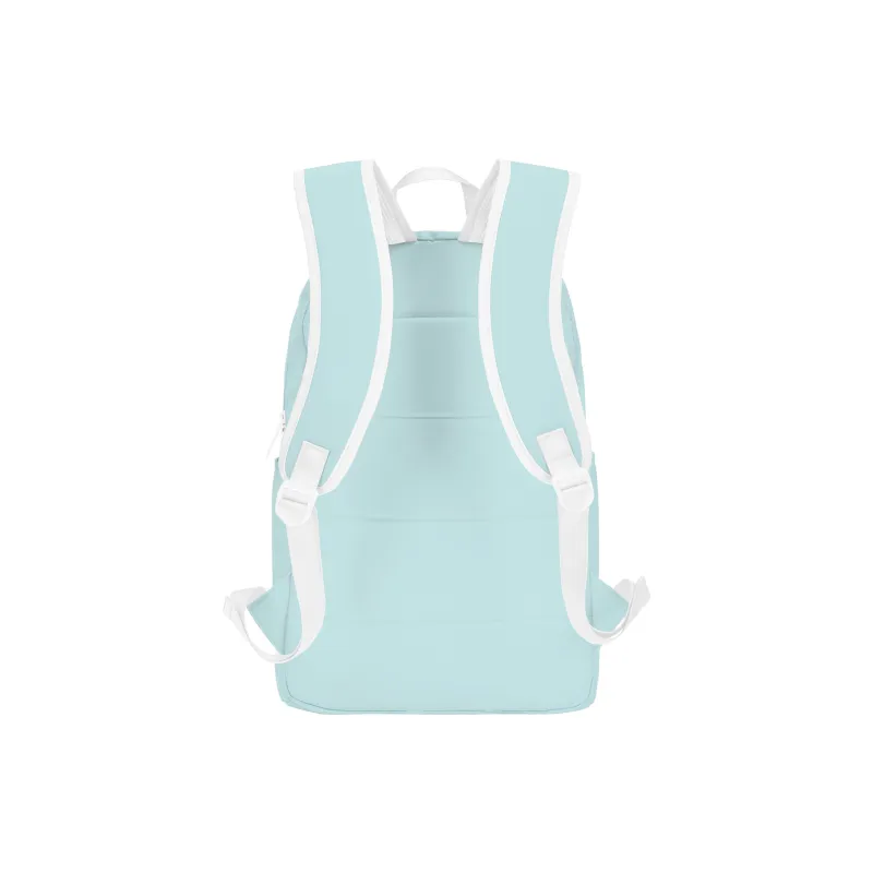 TURN UP Polyester Backpack Unisex Blue-2