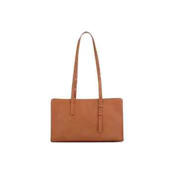 ALICE MARTHA Leather Shoulder Bag Women's Tan