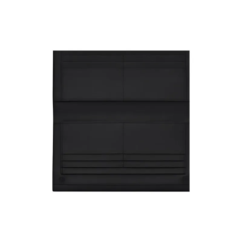 SAINT LAURENT UPTOWN Leather Clutch Wallet Large Size Women's Black-5