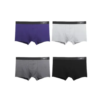 Lanza Underpants Men's 4 Pack Solid Color