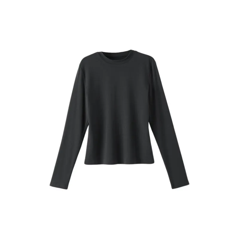 Late White Regular Base Layer Women's Dark Gray-1
