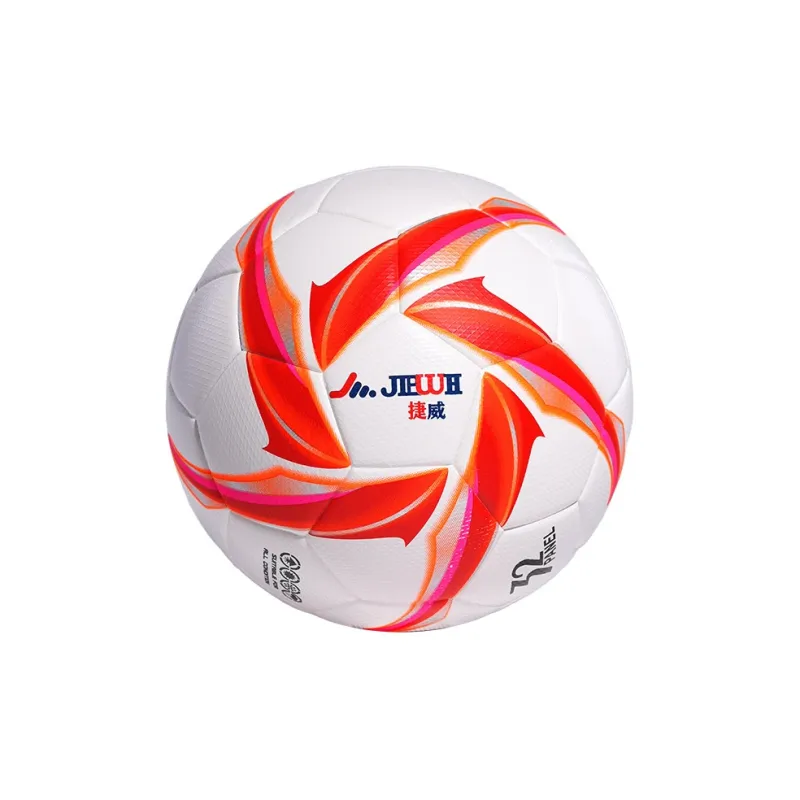 Jiewei Size 5 Ball Soccer PU Seamless Thermal bonding Unisex Red Dragon Claw-0