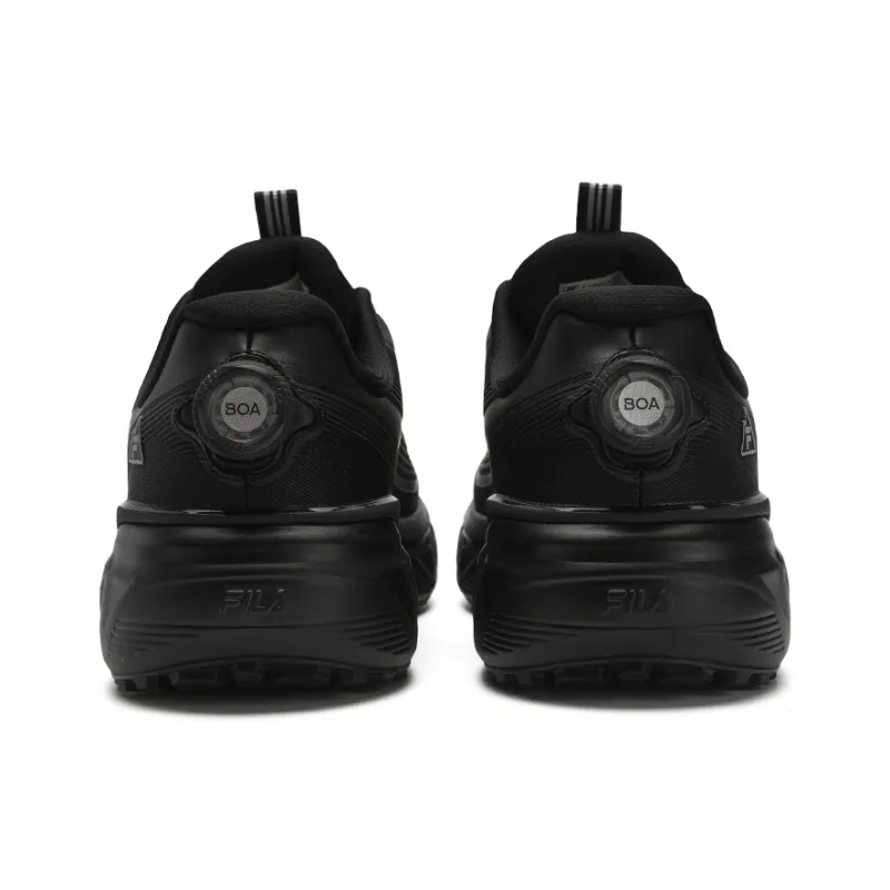 FILA BOA EXPLORER Slip Resistant, Abrasion Resistant, Breathable Low Top Running Shoes Men's Black-3